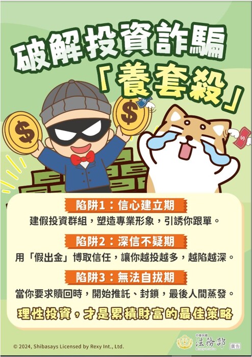 投資詐騙養套殺